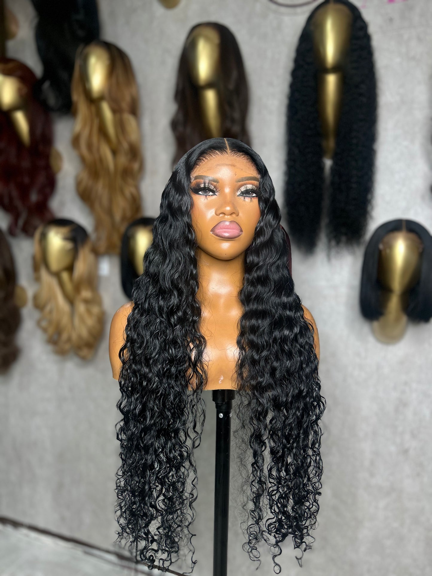 PRE-ORDER: J'Nice Signature Custom Wig: Simone Curly (middle part)