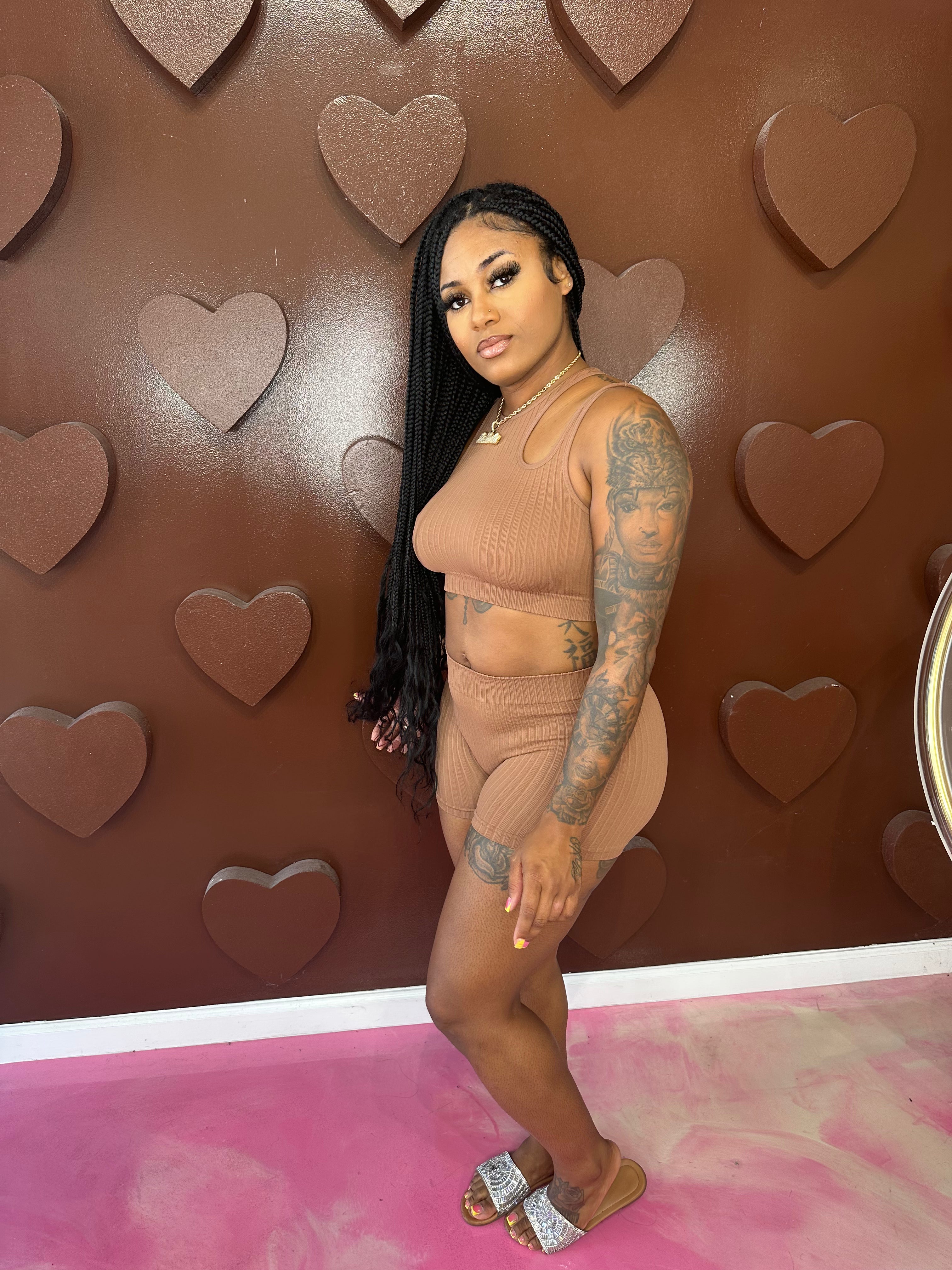 Catty 2 Piece- Mocha