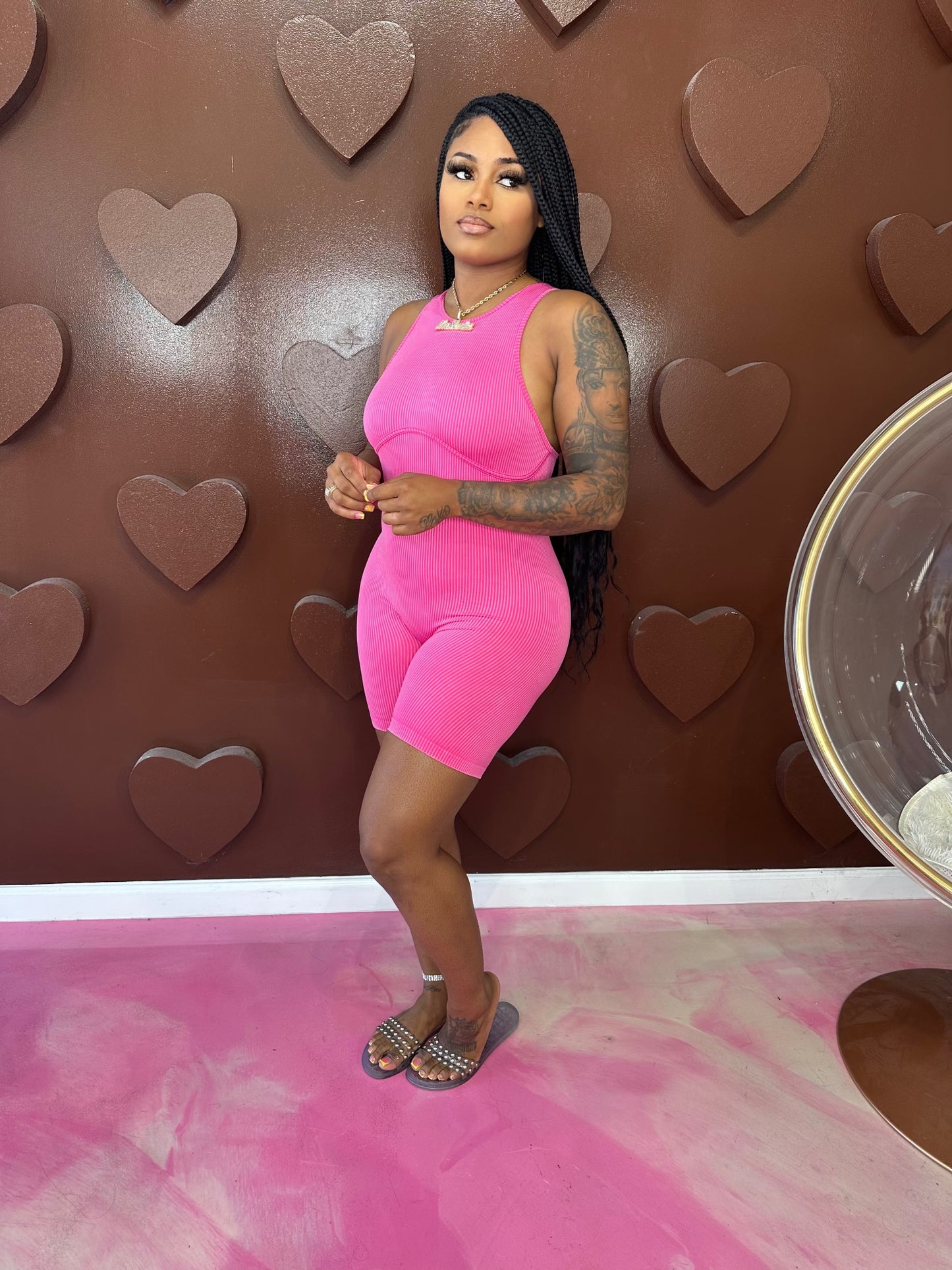 Summer Bodysuit- Pink