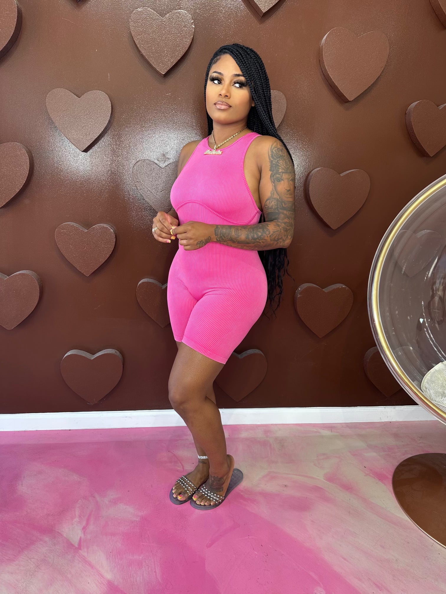 Summer Bodysuit- Pink