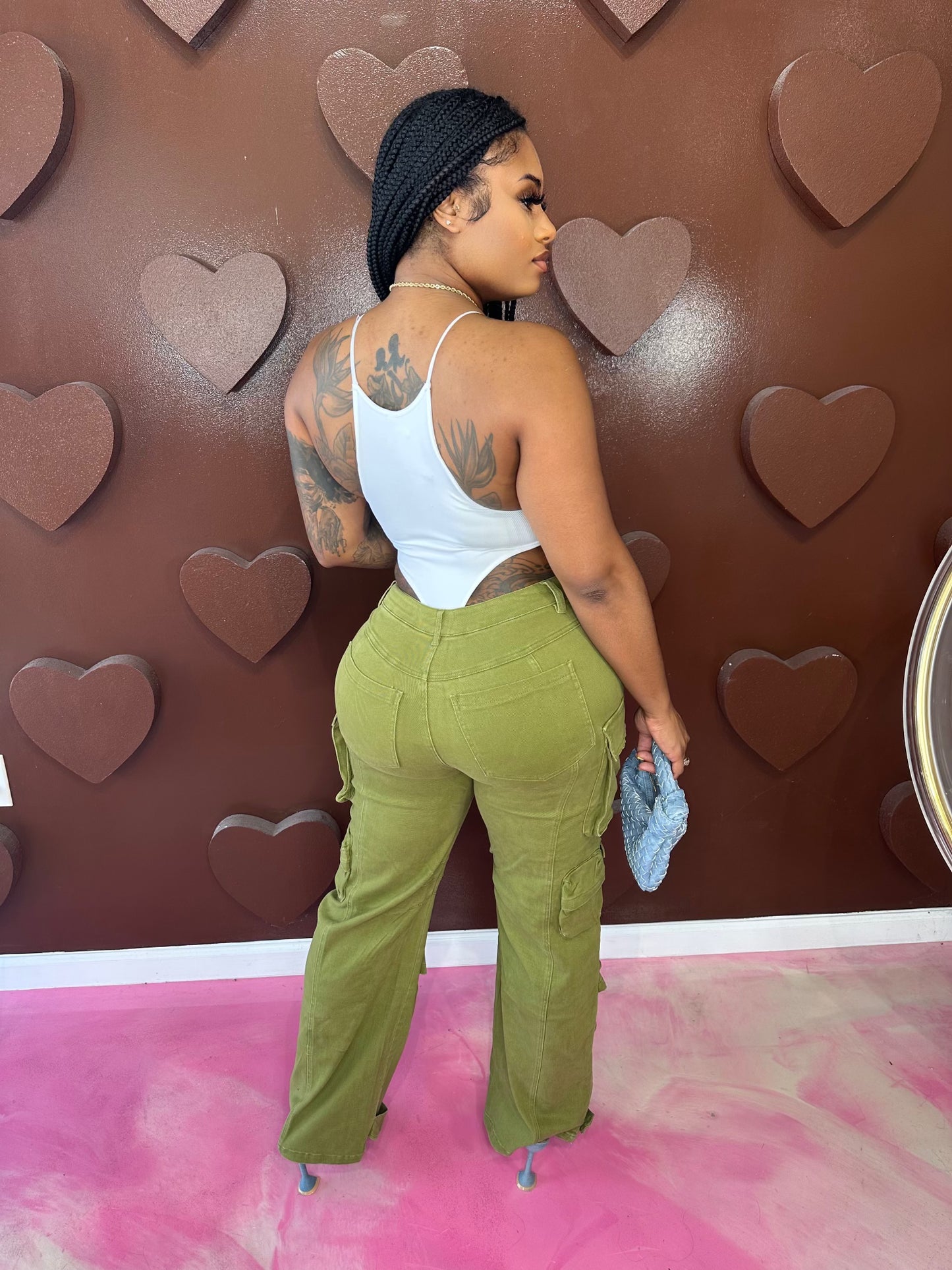 Perfect Cargo's- Olive Green