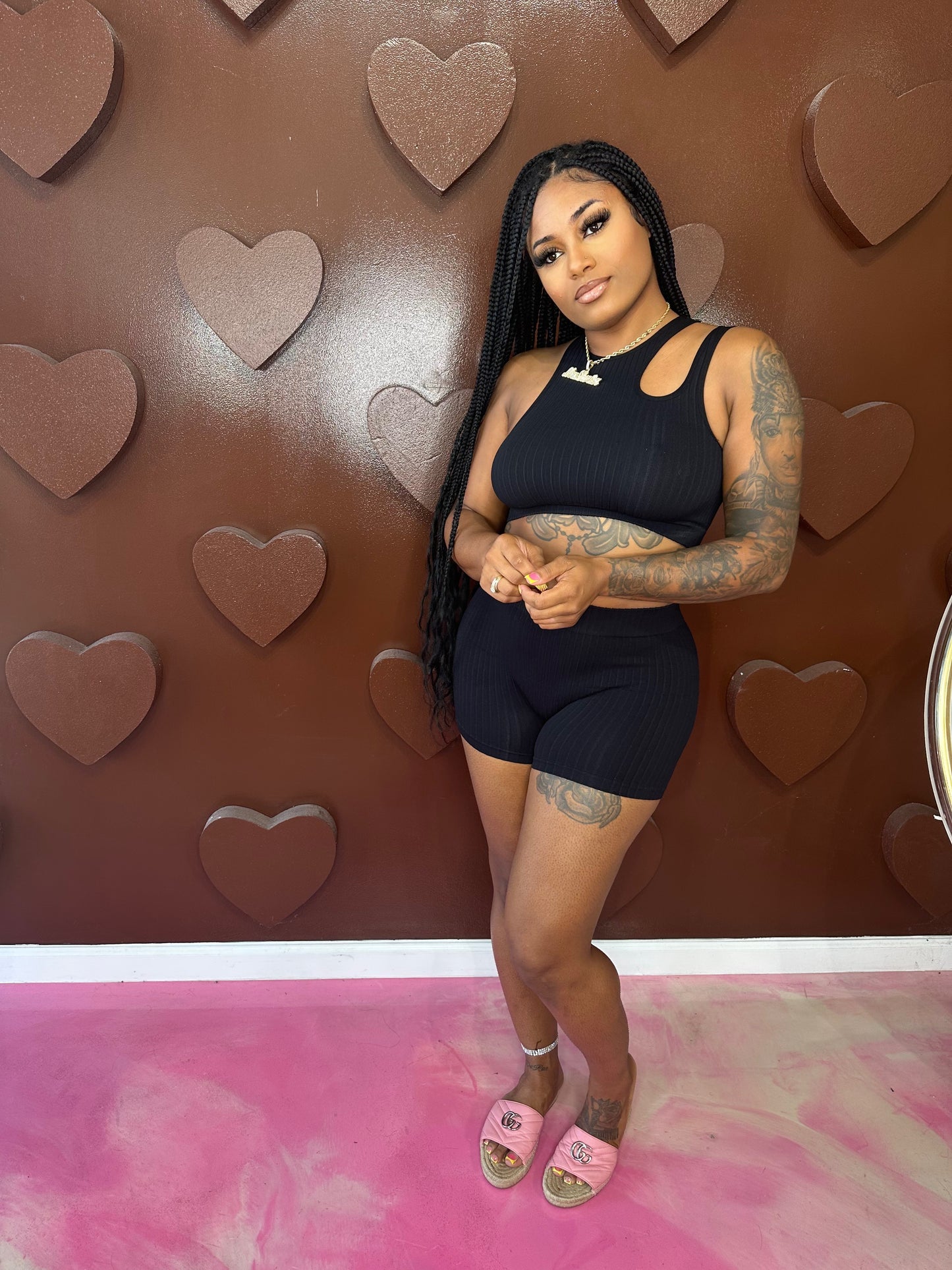 Catty 2 Piece- Black