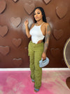 Perfect Cargo's- Olive Green