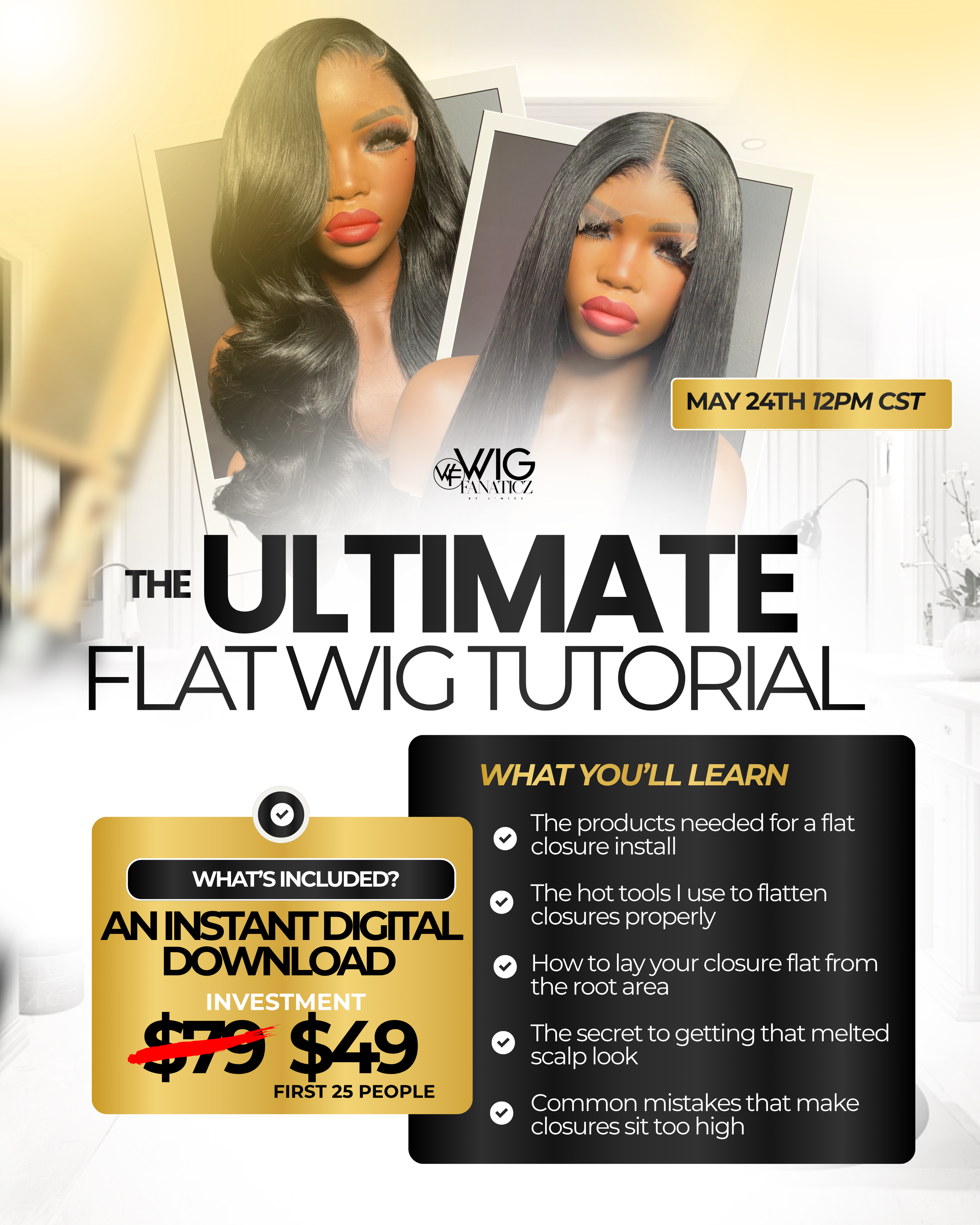 The Ultimate Flat Wig Tutorial